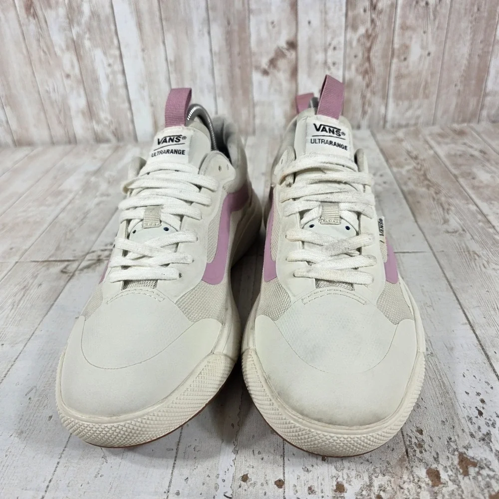 Vans UltraRange EXO Cream Mauve Low Top Sneakers Womens 9 Mens 7.5 721356